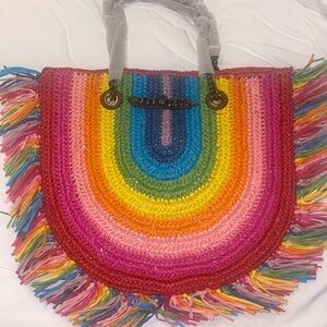 Kurt Geiger RainbowTote Bag Fringe
